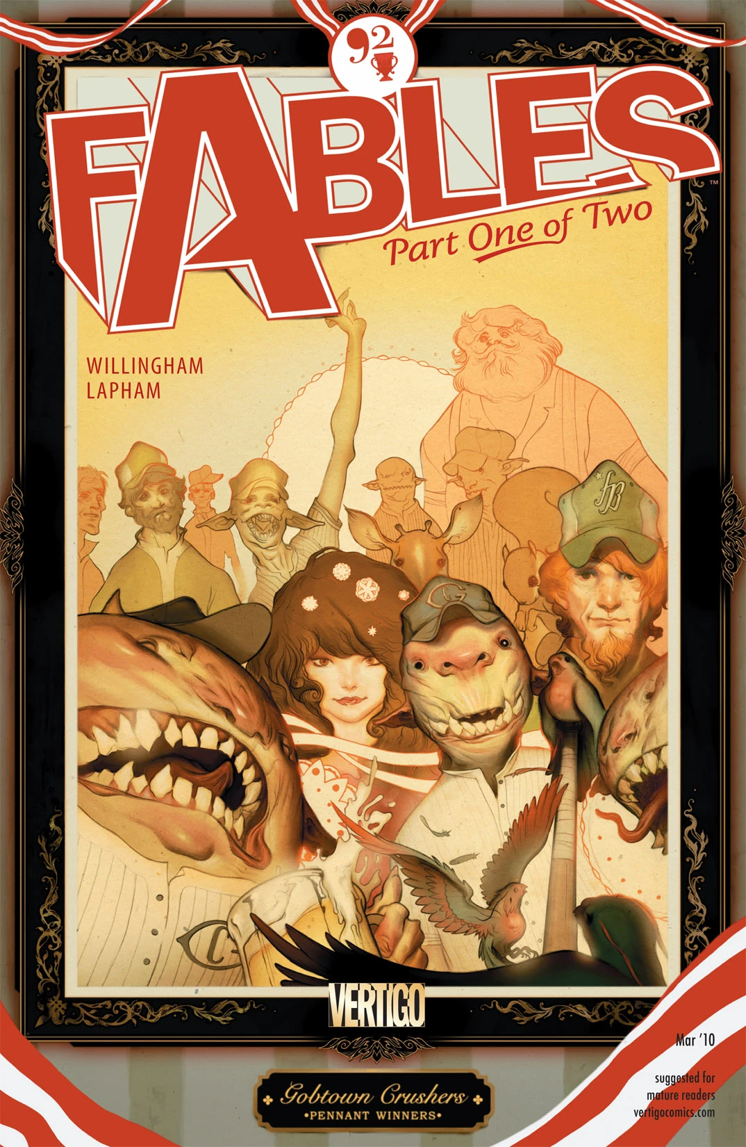 Fables #92 (DC, 2010 — Cover A) cover